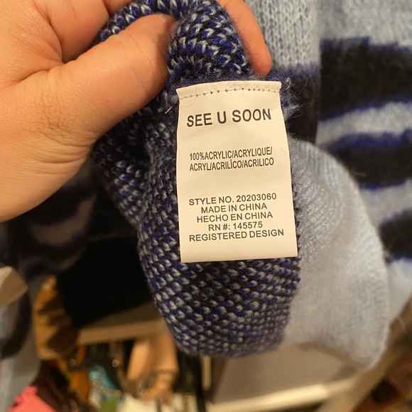 NWT Anthropologie Eyelash Sweater size Large - Picture 9 of 9